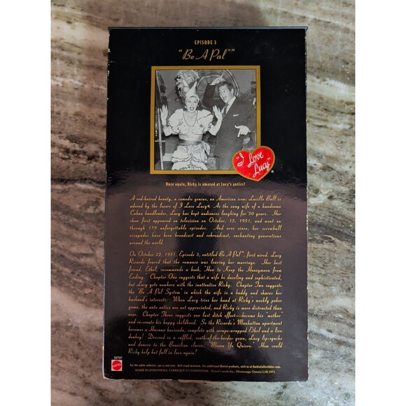 Lucille Ball I Love Lucy #3 Be a Pal Collectors Edition 2001 Barbie Doll Mattel - Picture 3 of 9